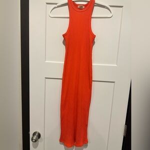 Billabong Vibrant Orange Midi Dress